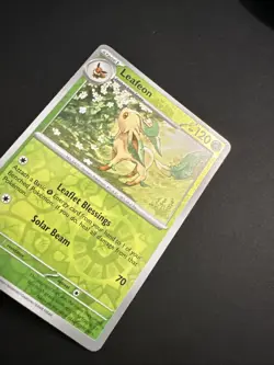 Leafeon Reverse Holo 005/131 Prismatic Evolutions English Pokemon Card - Image 3