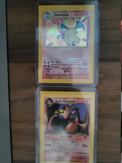 1999 Pokémon TCG Charizard Base Set Holo Rare And 1995 Dark Charizard - Image 8
