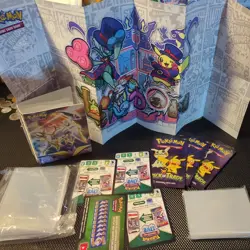 Pokemon PSA slab w/200 cards  in Pokeball case plus extra goodies! Look at Pics! - Image 17