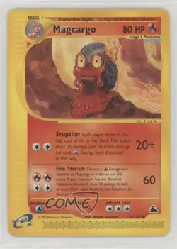 Magcargo Pokemon e-Card Series Skyridge #17 2003 10cj - Image 1
