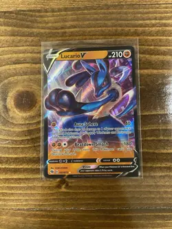 Pokémon Champions Path Lucario V 27/73 Ultra Rare Holo English TCG - Image 1