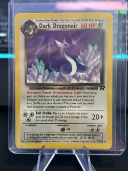 Pokémon TCG Dark Dragonair 33/82 Team Rocket Vintage Unlimited Non-Holo LP / MP - Image 4