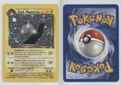 Dark Magneton Holo Pokemon Team Rocket #11 2000 0n64 - Image 6