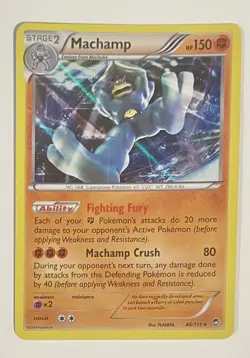 Pokémon TCG Machamp Furious Fists 46/111 Holo  Rare Near Mint Condition - Image 1