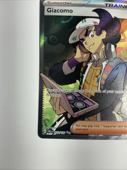 Giacomo 252/193 Sv02: Paldea Evolved Holo PokÃ©mon Card Full Art Ultra Rare Train - Image 3