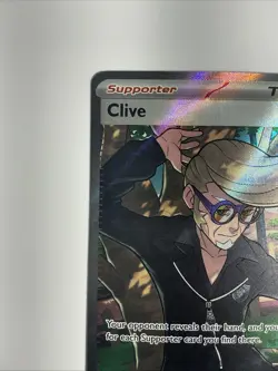 Clive 227/091 Sv: Paldean Fates Holo PokÃ©mon Card Full Art Trainer Ultra Rare - Image 2