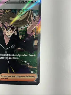 Clive 227/091 Sv: Paldean Fates Holo PokÃ©mon Card Full Art Trainer Ultra Rare - Image 4