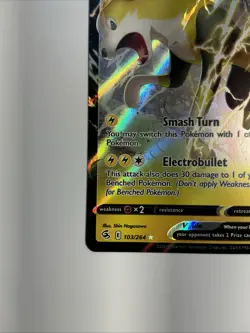 Boltund V 103/264 Swsh08: Fusion Strike Holo Pokemon TCG Ultra Rare Card - Image 3