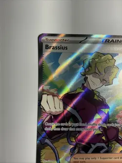 Brassius 135/131 Prismatic Evolutions Holo Pokemon TCG Ultra Rare Trainer Card - Image 2