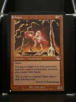 Anger Judgment NM The List Mystery MTG Magic Card - Image 1