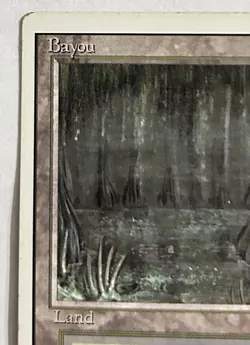 Magic the Gathering Bayou Revised Edition Dual Land Regular Card - Image 2
