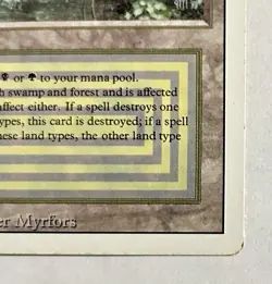 Magic the Gathering Bayou Revised Edition Dual Land Regular Card - Image 5