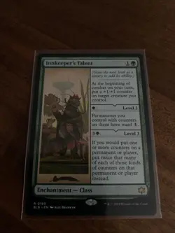 Innkeeper's Talent Bloomburrow Regular Card NM Condition, Rare MTG - Image 1