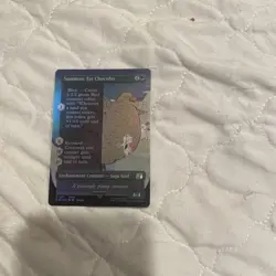MTG Final Fantasy Summon: Fat Chocobo Borderless Foil - Image 1