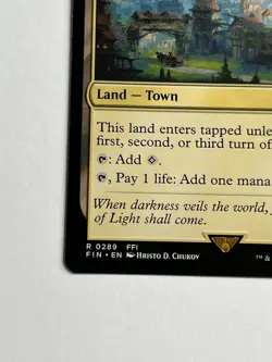 Starting Town 289  MTG Final Fantasy 2025  Mint - 9.0 +  Non Foil Rare - Image 7