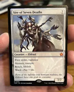 Sire of Seven Deaths Foundations Regular MTG - Image 1