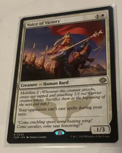 Voice of Victory MTG Tarkir: Dragonstorm Rare 33 NM - Image 4