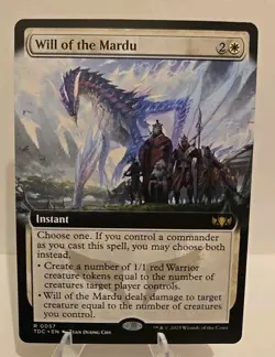Will of the Mardu (Extended Art) MTG Commander: Tarkir: Dragonstorm Regular - Image 1