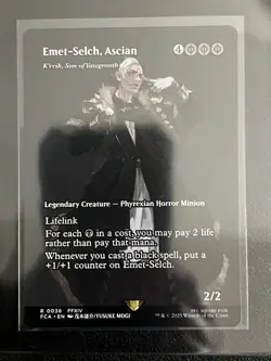 MTG Emet-Selch, Ascian (K'rrik, Son of Yawgmoth) Final Fantasy: Through The Ages - Image 1