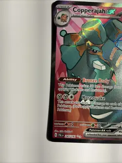 Copperajah ex 245/193 Sv02: Paldea Evolved Holo Pokemon TCG Full Art Ultra Rare - Image 3