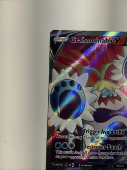 Crabominable V (Full Art) 248/264 Swsh08: Fusion Strike Holo Pokemon TCG Card - Image 2
