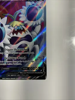 Crabominable V (Full Art) 248/264 Swsh08: Fusion Strike Holo Pokemon TCG Card - Image 4