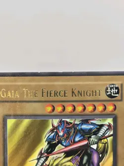 1st Edition Gaia The Fierce Knight LOB-006 Yugioh (Card B) - Image 3