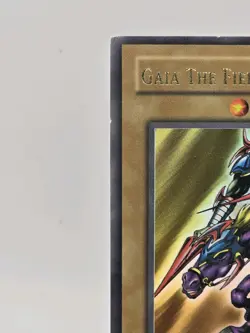 1st Edition Gaia The Fierce Knight LOB-006 Yugioh (Card B) - Image 4