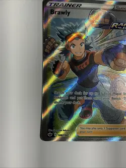 Brawly (Full Art) 188/198 Swsh06: Sword & Shield - Chilling Reign Holo Pokemon - Image 3