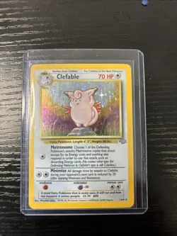 Clefable 01/64 Jungle Holo Unlimited Pokemon TCG - Image 1