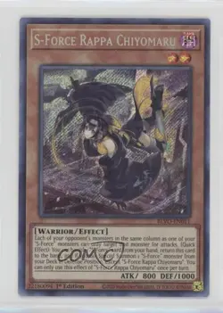 S-Force Rappa Chiyomaru (SE) 1st Ed. YuGiOh Blazing Vortex #BLVO-EN011 07pa - Image 1