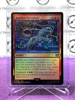 2025 MTG FINAL FANTASY RANDOM ENCOUNTER # U 0150 UNCOMMON FOIL SORCERY CARD - Image 1