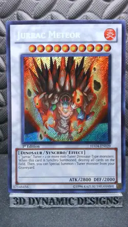 | Yugioh Jurrac Meteor HA04-EN029 1st Secret Rare Hidden Arsenal 4  NM ðŸ”¥ | - Image 1