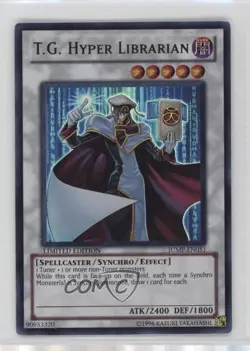 TG Hyper Librarian (UR) YuGiOh Shonen Jump Magazine Promo #JUMP-EN051 2002 n0c - Image 1
