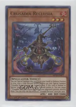 Crusadia Reclusia 1st Ed. YuGiOh Gold Sarcophagus Tin Mega Pack #MP19-EN077 06u7 - Image 1