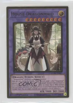 House Dragonmaid 1st Ed. YuGiOh Gold Series: Maximum Gold #MAGO-EN027 04qn - Image 1