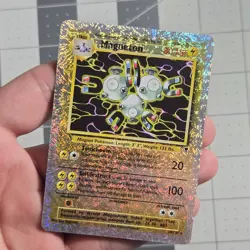 Magneton Legendary Collection Reverse Holo Pokemon Card 28/110 Damaged - Image 1