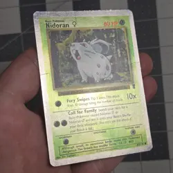 Nidoran Legendary Collection Reverse Holo Pokemon Card 82/110 HP - Image 2
