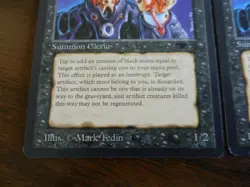 3x MTG Priest of Yawgmoth Antiquities - Light Play - Image 3