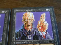 3x MTG Priest of Yawgmoth Antiquities - Light Play - Image 6