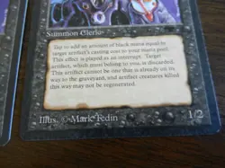 3x MTG Priest of Yawgmoth Antiquities - Light Play - Image 7