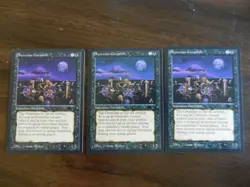 3x MTG Phyrexian Gremlins Antiquities - Light Play - Image 1