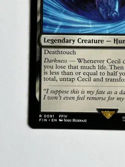 Cecil Dark Knight / Redeemed Paladin 91 MTG Final Fantasy 2025 MT - 9.0 Rare Reg - Image 8
