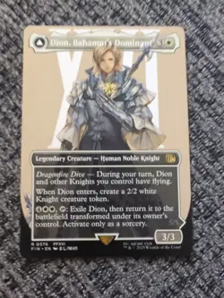 MTG Dion, Bahamut's Dominant Borderless Extended Final Fantasy NM - Image 1