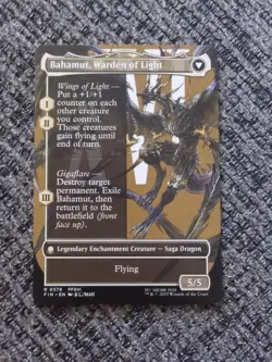 MTG Dion, Bahamut's Dominant Borderless Extended Final Fantasy NM - Image 2