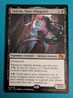 Aphelia Viper Whisperer Anime MTG Magic The Gathering Jumpstart - Image 1