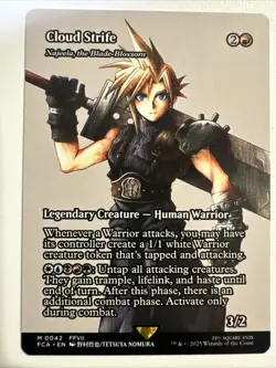Cloud Strife / Najeela Blade Blossom 42 MTG Final Fantasy 2025 MT 9.0 + Non Foil - Image 11