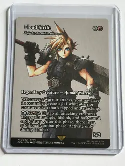 Cloud Strife / Najeela Blade Blossom 42 MTG Final Fantasy 2025 MT 9.0 + Non Foil - Image 1