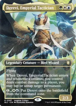 MTG Derevi, Empyrial Tactician Borderless  - Bloomburrow Commander #087 NM - Image 1