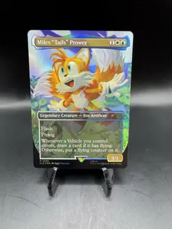 Miles "Tails" Prower âœ¨RAINBOW FOILâœ¨ Secret Lair x Sonic - Magic MTG - Image 1